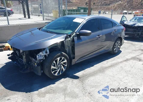 2018 Honda Civic Ex z USA, uszkodzony, nr VIN 2HGFC2F72JH600051